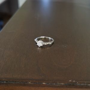 free with purchase faux diamond ring